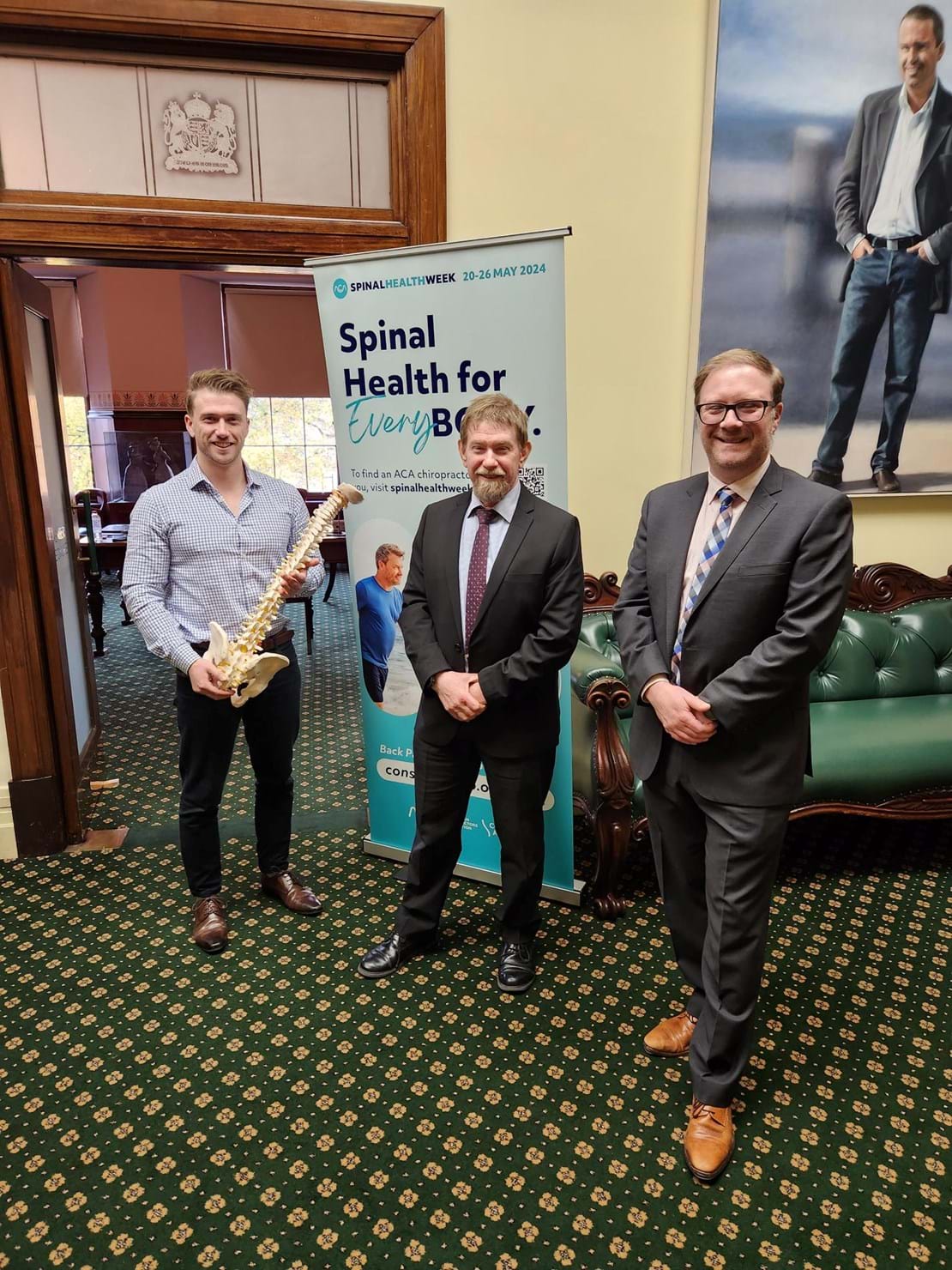 Hobart Chiropractic in Parliament Spinal Health Week
