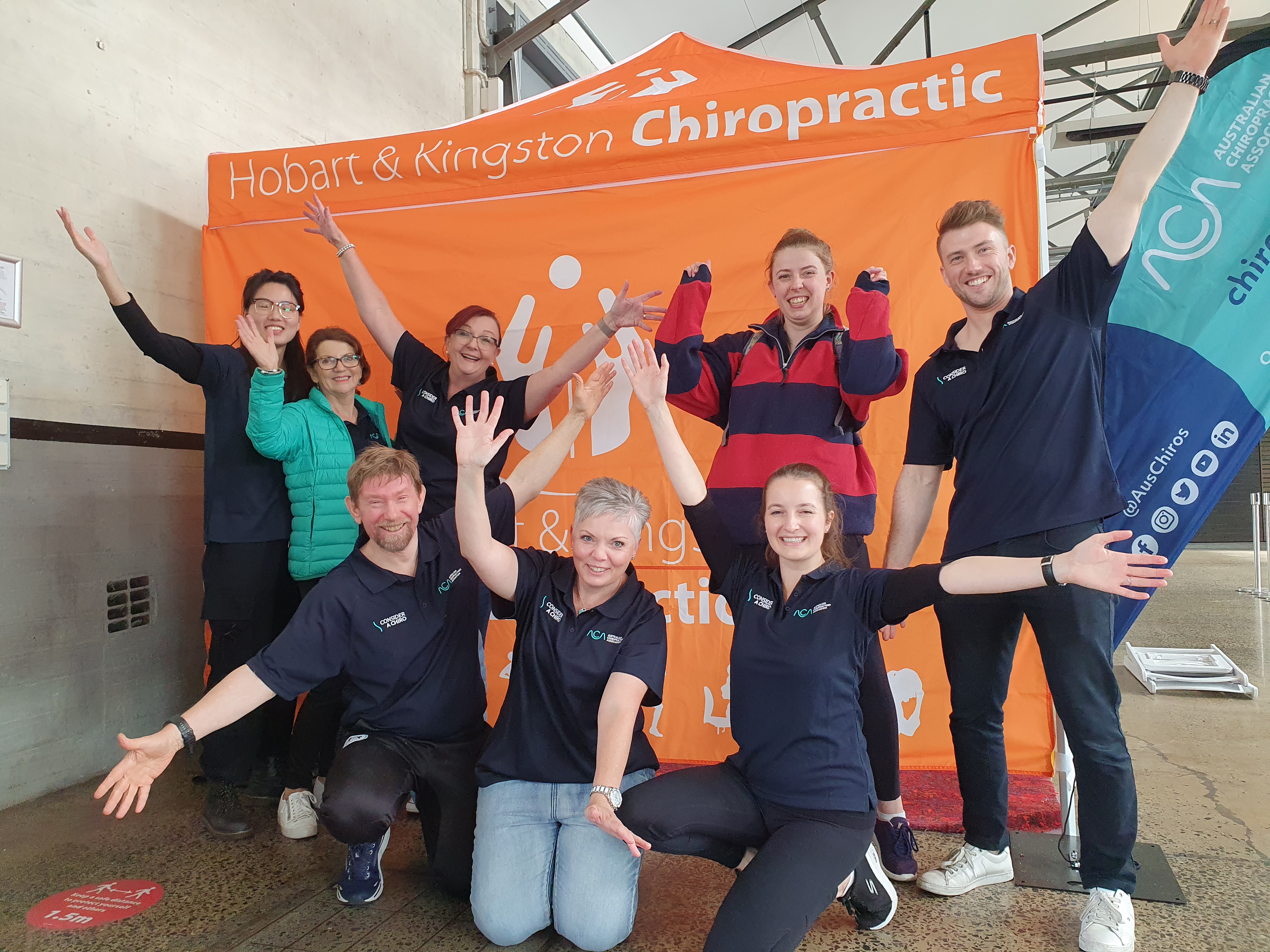 Hobart and Kingston Chiropractic helping runners at the Hobart Airport Marathon
