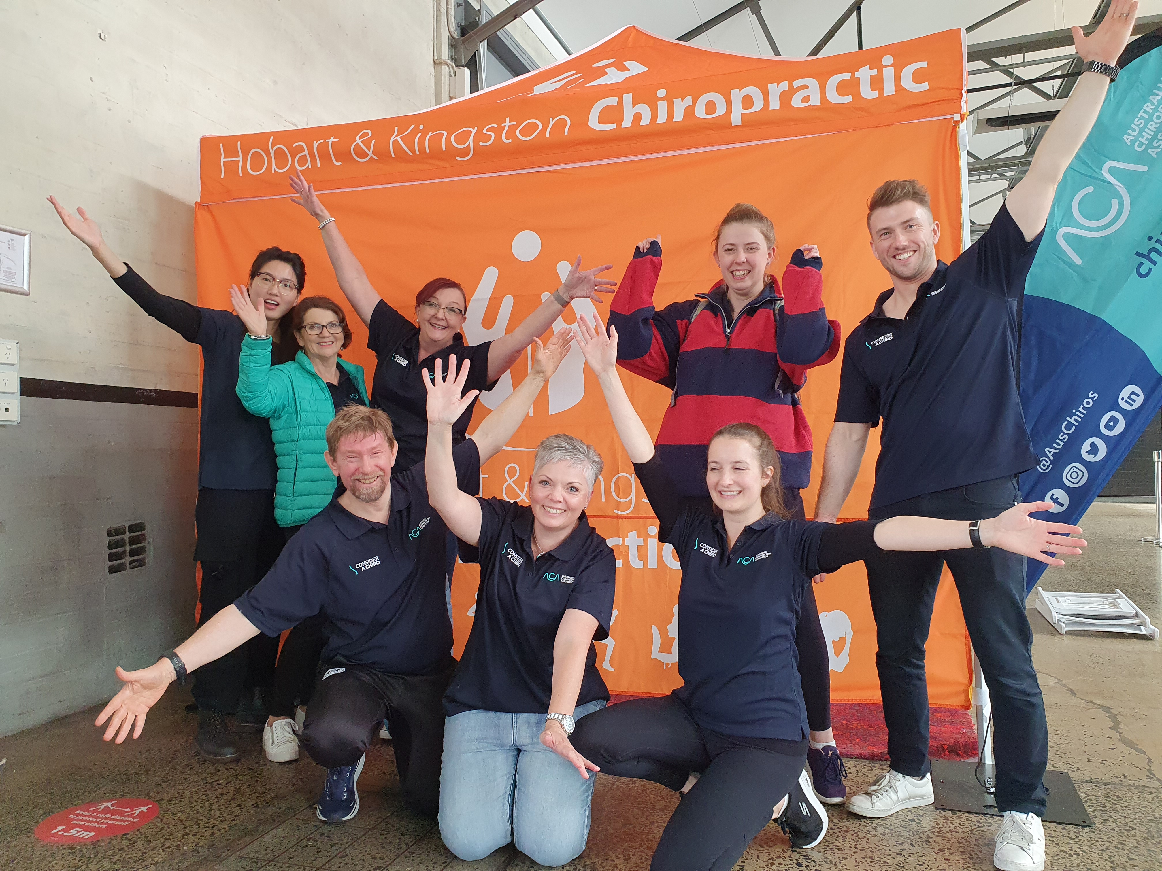 Hobart Chiro team at Hobart Marathon