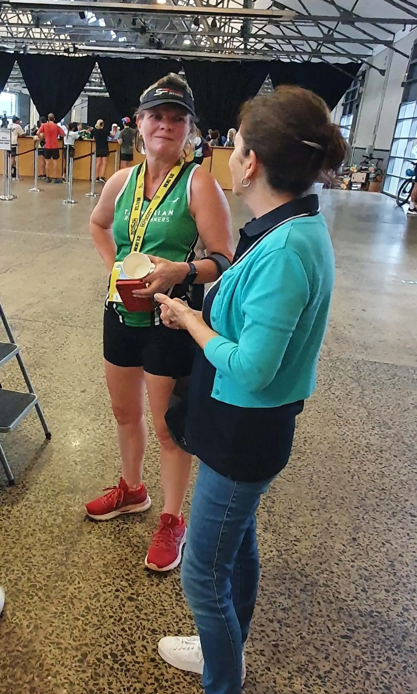 Hobart and Kingston Chiropractic providing care at Hobart Airport Marathon 2024