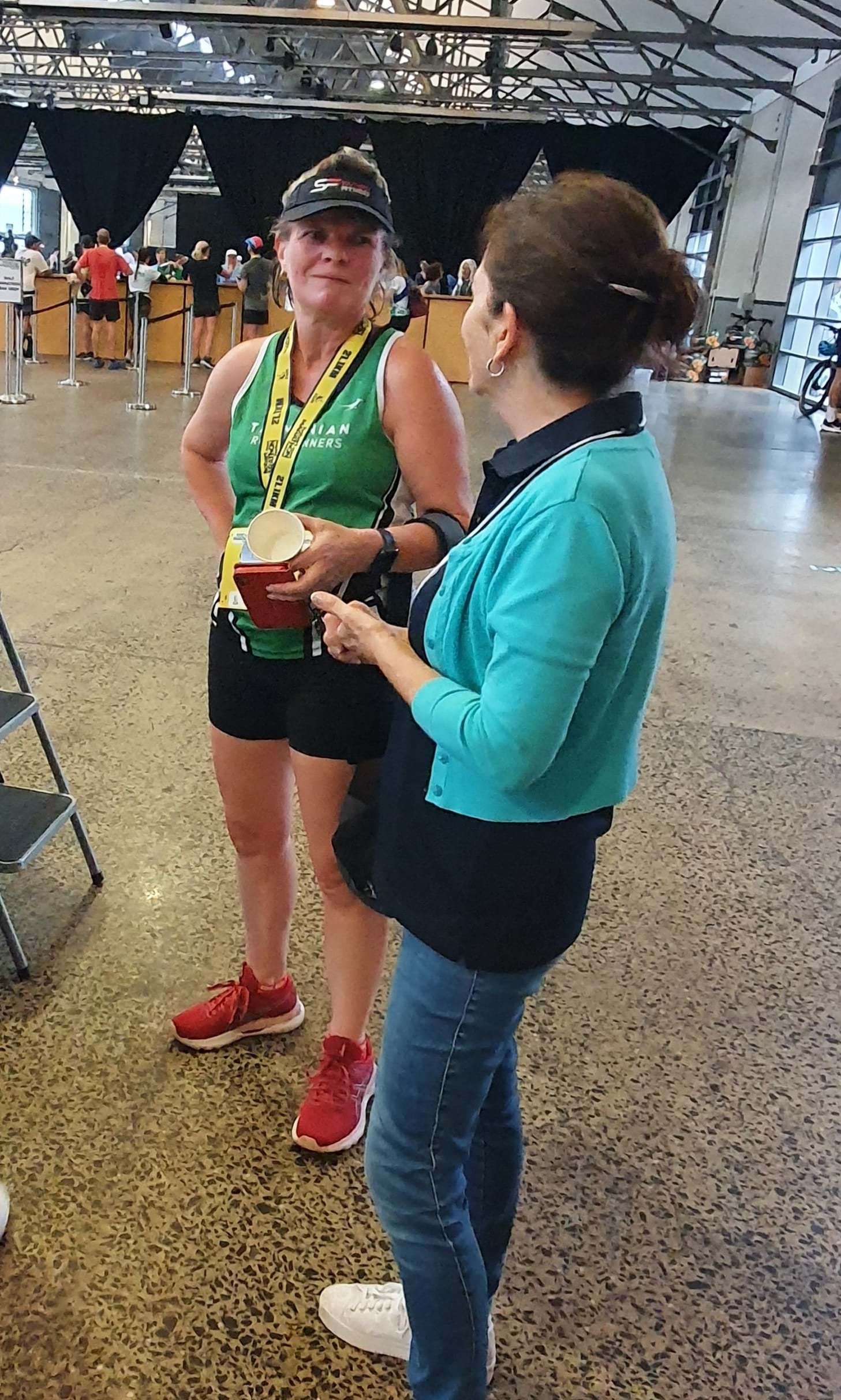 Hobart and Kingston Chiropractic providing care at Hobart Airport Marathon 2024