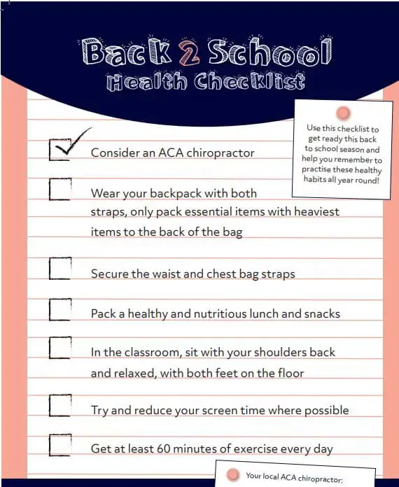 Back to School Hobart Chiropractic and Kingston Chiropractic celebrate helping pain in Tasmania
