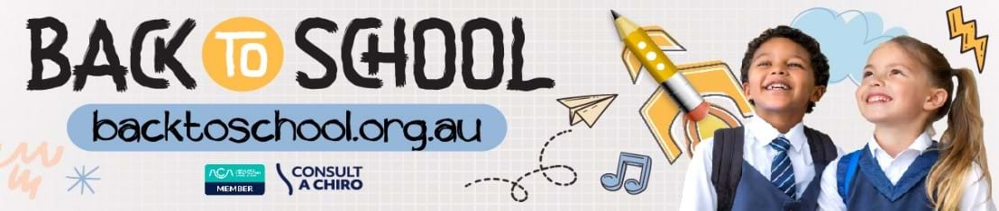 back to school Hobart chiropractic, tasmania