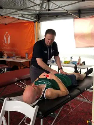 Hobart and Kingston Chiropractic helping runners at the Hobart Airport Marathon