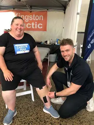 Hobart and Kingston Chiropractic helping runners at the Hobart Airport Marathon