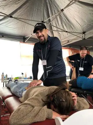 Hobart and Kingston Chiropractic helping runners at the Hobart Airport Marathon