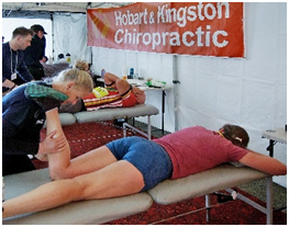 Providing Massage from Hobart Chiropractic at Marathon