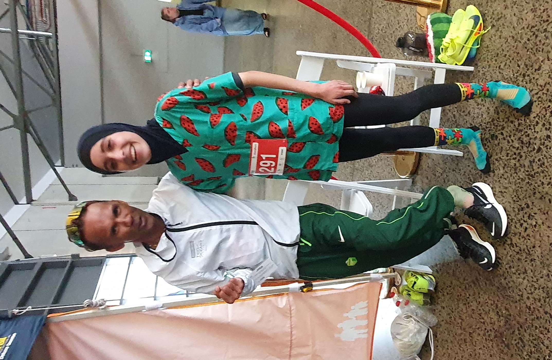 Hobart and Kingston Chiropractic providing care at Hobart Airport Marathon 2024